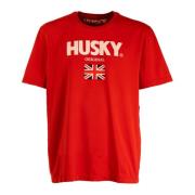 John Heren T-shirt Husky Original , Red , Heren