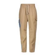 Casual elastische taille broek Dolce & Gabbana , Beige , Heren