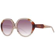 Bruine Dames Zonnebril Rond Verloop Scotch & Soda , Brown , Dames