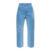 Jeans met stiksels Marni , Blue , Dames