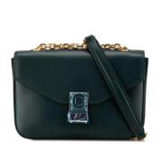 Pre-owned Leather celine-bags Celine Vintage , Green , Dames