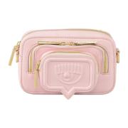 Stijlvolle Polyester Tas Chiara Ferragni Collection , Pink , Dames