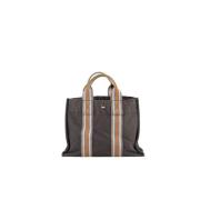 Pre-owned Fabric handbags Hermès Vintage , Gray , Dames