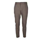 Katoenmix Stretchbroek PT Torino , Gray , Heren