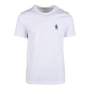 Katoenen T-shirt Dondup , White , Heren