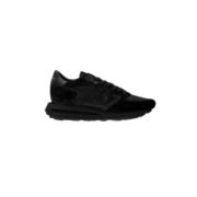 Urban Zwarte Suède Sneakers Philippe Model , Black , Heren