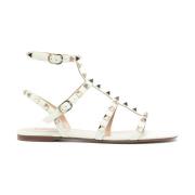 Stijlvolle Zomer Sandalen Valentino Garavani , White , Dames