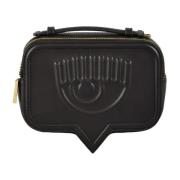 Stijlvolle PU-tas Chiara Ferragni Collection , Black , Dames