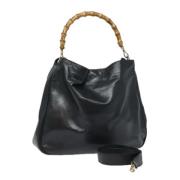 Pre-owned Leather gucci-bags Gucci Vintage , Black , Dames