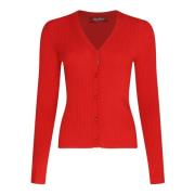 Rode Cardigan Trui Max Mara Studio , Red , Dames