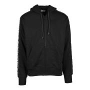 Katoenen sweatshirt met unieke stijl Versace Jeans Couture , Black , H...