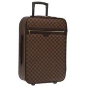 Pre-owned Canvas travel-bags Louis Vuitton Vintage , Brown , Dames