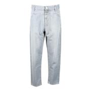 Katoenen Casual Broek Closed , Gray , Dames