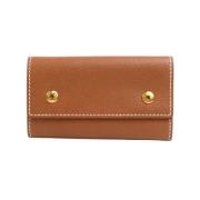 Pre-owned Leather wallets Hermès Vintage , Brown , Dames