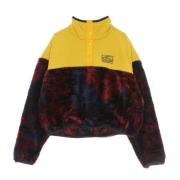 Sherpa High Neck Sweatshirt Navy Blauw HUF , Multicolor , Dames