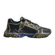 Multicolor Leren Sneakers met Rubberen Zool Dolce & Gabbana , Multicol...