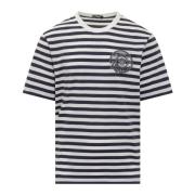 Stijlvolle T-shirts voor mannen en vrouwen Versace , Multicolor , Here...