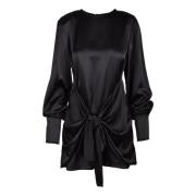 Elegante Damesjurk van Polyester Giulia N Couture , Black , Dames