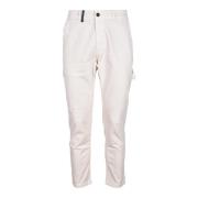 Katoen Elastaan Broek Imperial , White , Heren