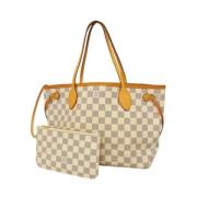 Pre-owned Canvas louis-vuitton-bags Louis Vuitton Vintage , White , Da...