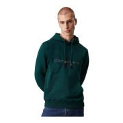 Groene Hoodie van Katoen Calvin Klein , Green , Heren