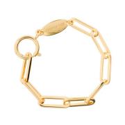 Elegante Goud Vergulde Armbanden Federica Tosi , Yellow , Dames