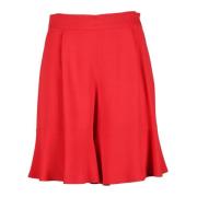 Chique Acetaat Viscose Shorts L'Autre Chose , Red , Dames