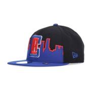 NBA Platte Klep Pet Los Angeles Clippers New Era , Black , Unisex