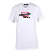 Katoenen T-shirt Diesel , White , Dames