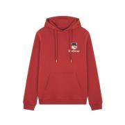 Fox Head Hoodie van Maison Kitsune Barbour , Red , Heren