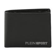 Stijlvolle Portemonnee van Kunstleer Plein Sport , Black , Heren