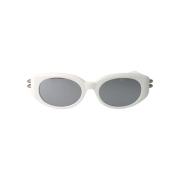 Stijlvolle zonnebril Am0469S Alexander McQueen , White , Dames