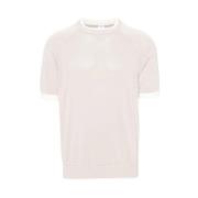 Casual Katoenen T-shirt Eleventy , White , Heren