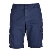 Katoenen Bermuda Shorts Mason's , Blue , Heren