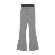 Grijze Casual Broek Sportmax , Gray , Dames