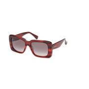 Rode Gradient Rook Zonnebril Glimpse3 Max Mara , Red , Dames