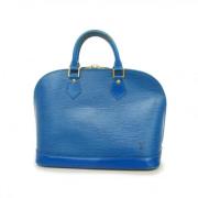 Pre-owned Fabric handbags Louis Vuitton Vintage , Blue , Dames