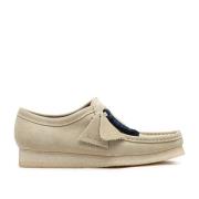 Beige Wallabee Suede Mocin Schoen Clarks , Beige , Heren