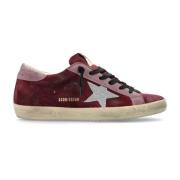 Sneakers Super-Star Classic Met Lijst Golden Goose , Red , Dames