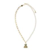 Teddy Parelketting Swarovski , Multicolor , Dames