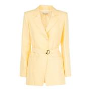 Elegante getailleerde damesblazer Patrizia Pepe , Yellow , Dames