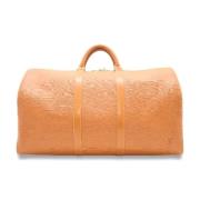 Pre-owned Leather louis-vuitton-bags Louis Vuitton Vintage , Orange , ...