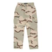 Canvas Cargo Broek met Verstelbare Zoom Iuter , Multicolor , Heren