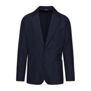 Marineblauwe Portofino Blazer van Wolmix Dolce & Gabbana , Blue , Here...