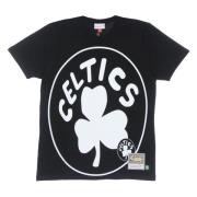 Boston Celtics NBA Tee Zwart Mitchell & Ness , Black , Heren