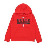 Chicago Bulls Hoodie NBA Dri Fit Nike , Red , Heren