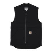 Klassiek Zwart Vest met Rits Carhartt Wip , Black , Heren