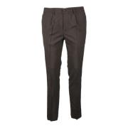 Polyester Herenbroek Daniele Alessandrini , Brown , Heren