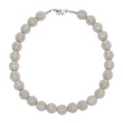 Metalen ketting met strass Max Mara Weekend , Gray , Dames