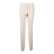 Elegante Triacetaat Polyester Broek Pennyblack , White , Dames